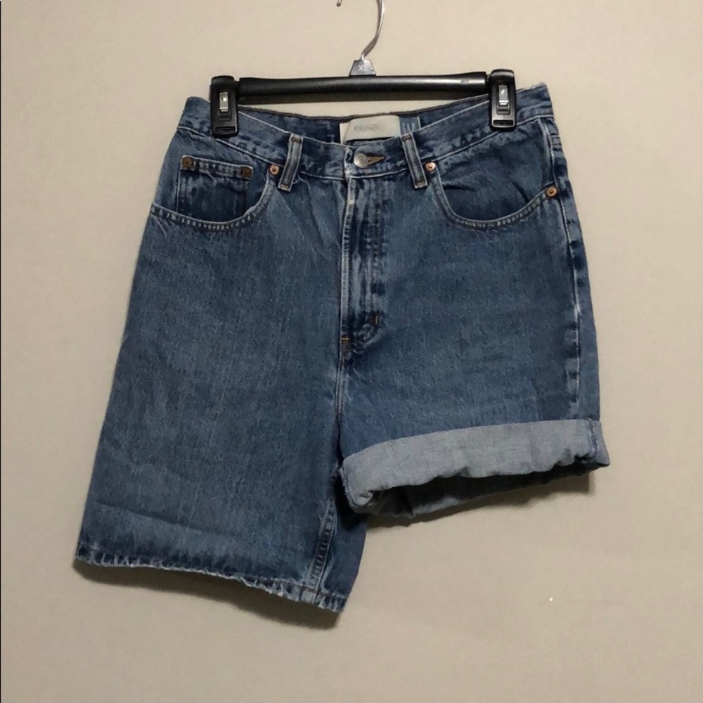 high waisted jean shorts